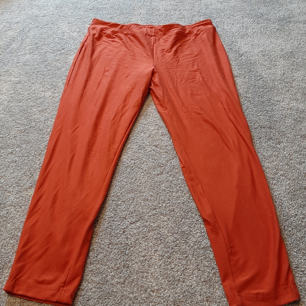 Orange leggings